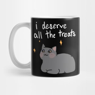 Give Me Treats (white text) Mug